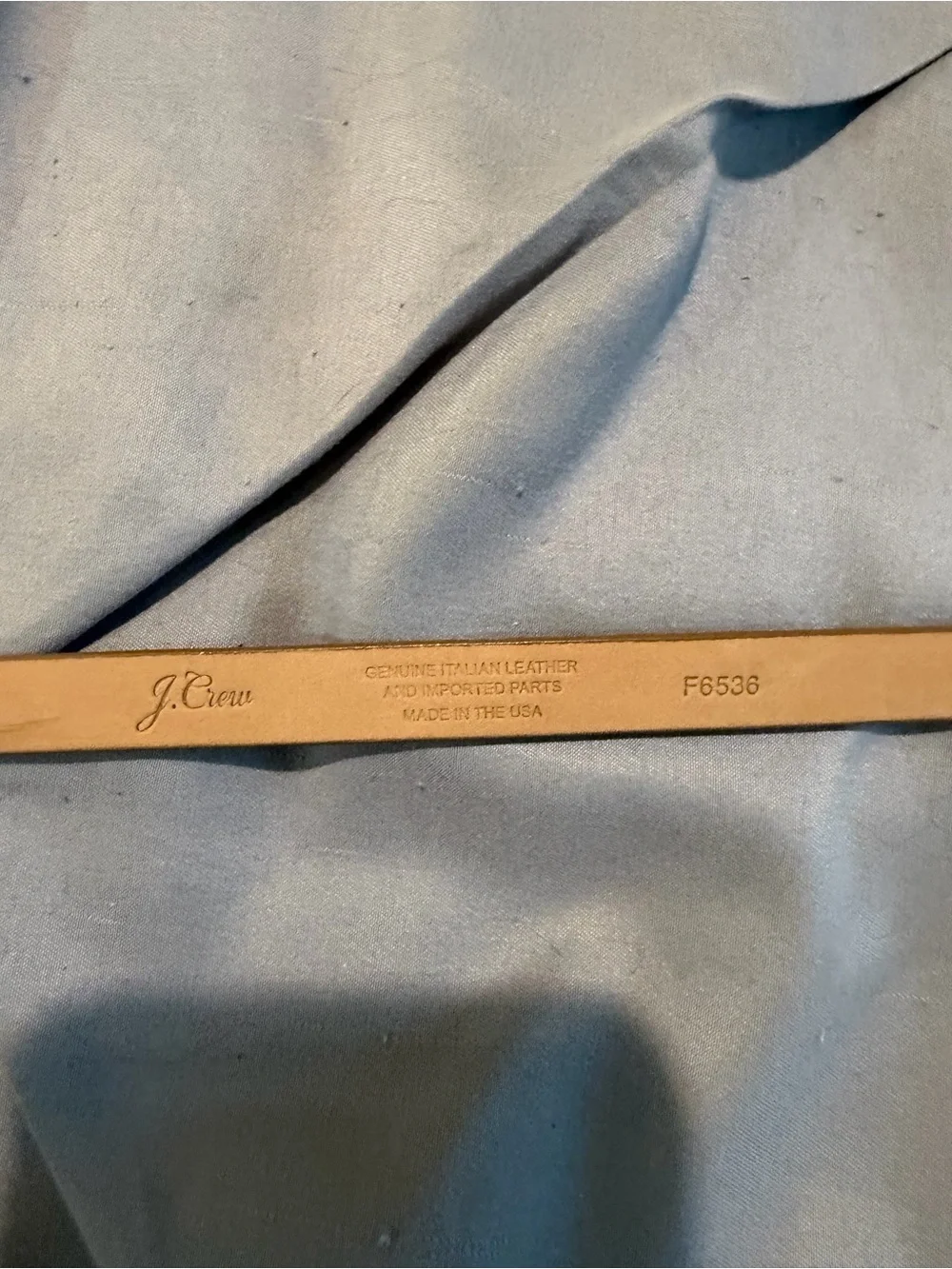 Gold Women's Slim Belt - Picture 4 of 4
